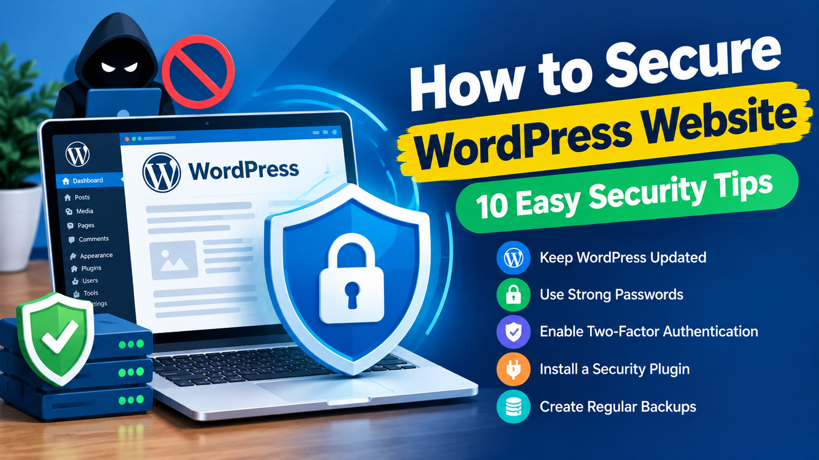 How to secure WordPress website with essential security tips