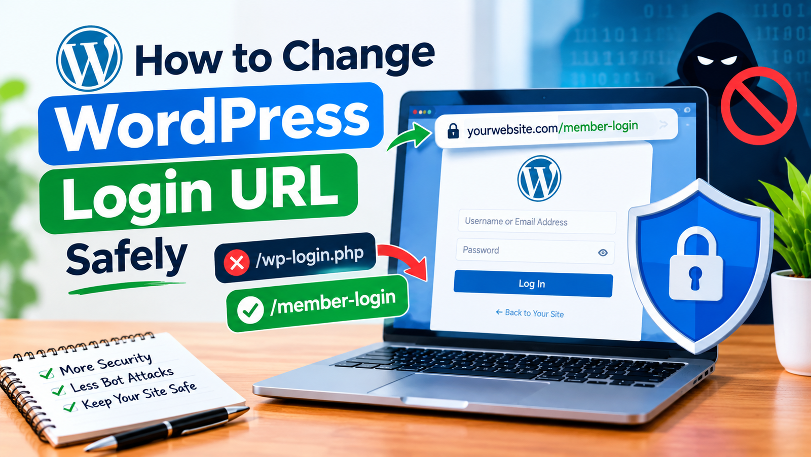 How to change WordPress login URL for better website security