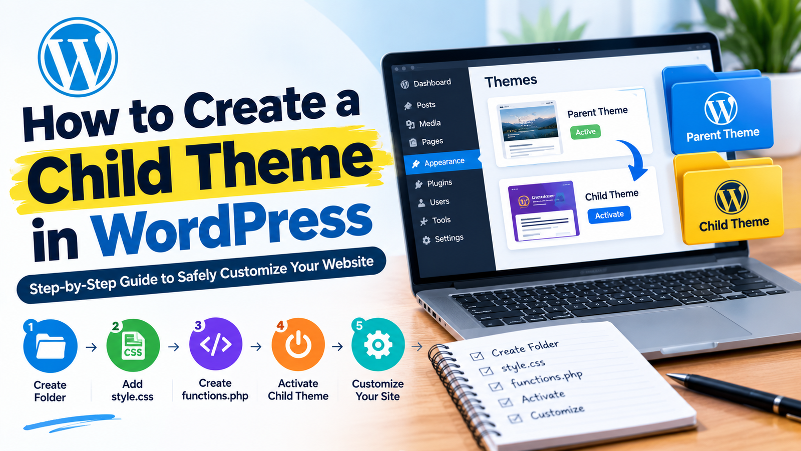 How to create a child theme in WordPress