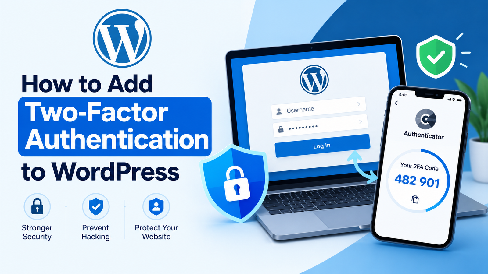 How to add two-factor authentication to WordPress
